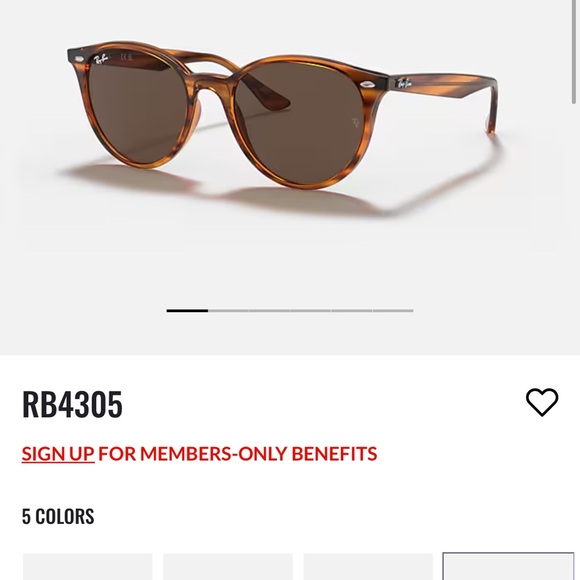 Ray-Ban Tortoise Shell Sunglasses - Picture 5 of 6